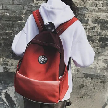 

Schoolbag Female Korean College Student Simple Travel Backpack Middle School Student Fashion Trend Gradient Backpack Male