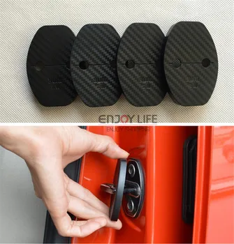 

Door Lock Buckle Striker Cover Carbon Fiber Look For VW GOLF 6 7 MK7 Passat B6 B7 Polo Jetta CC SCIROCCO Beetle Lavida Tiguan