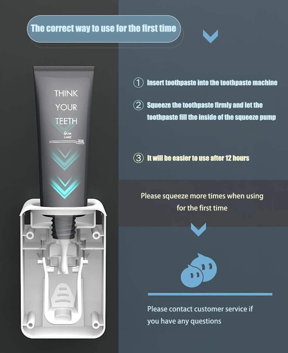 Magnetic Adsorption Toothbrush Holder 6