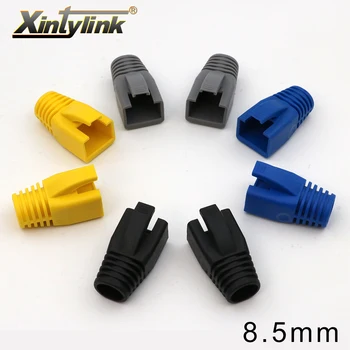 

xintylink rj45 caps cat6a cat7 boots network ethernet cable connector sheath protective sleeve tpu bush 8.5mm 10pcs 50pcs 100pcs