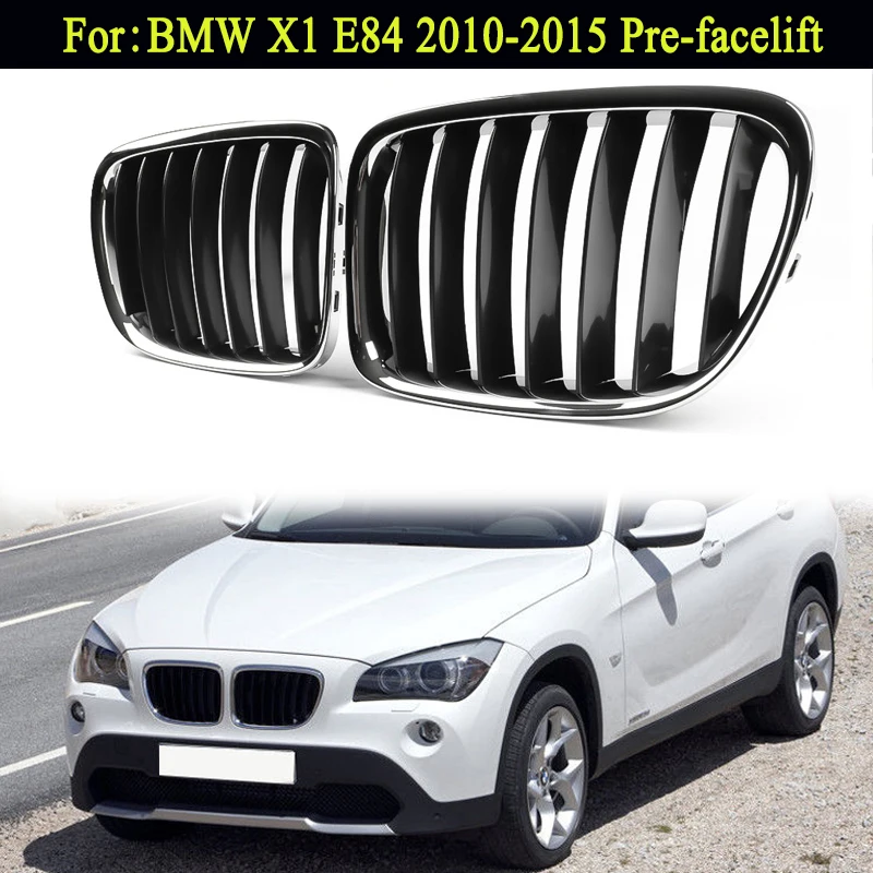 MagicKit хромированная Черная передняя kidney Hood решетки для BMW X1 E84 20i/20iX/23dX 2009- предфасовочные автомобильные аксессуары