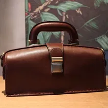 Высокое качество итальянский воловья кожа Дизайнер Доктор сумки женские роскошные сумки из натуральной кожи через плечо сумка подушка для женщин