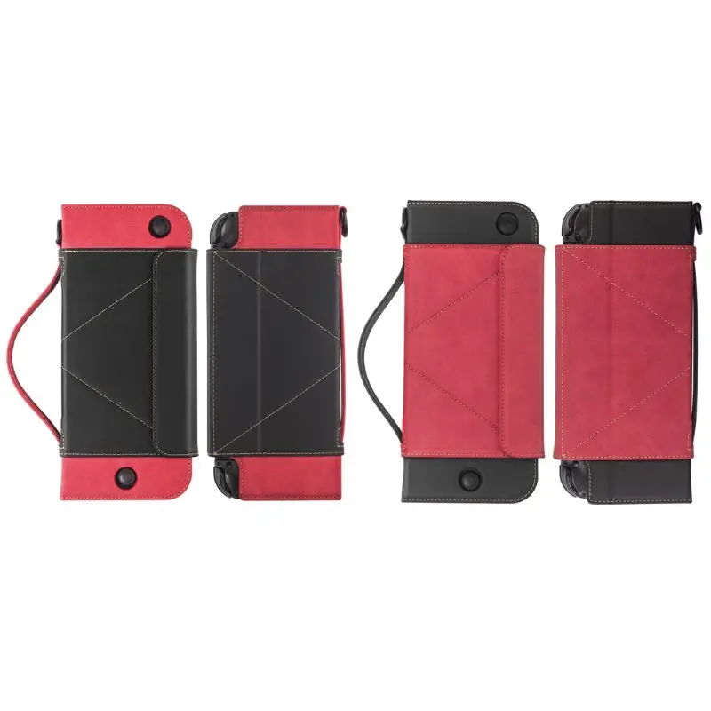 

PU Leather Case Portable Protective Bag Game Card Storage Pouch for NS Switch Game Console Host Accessories