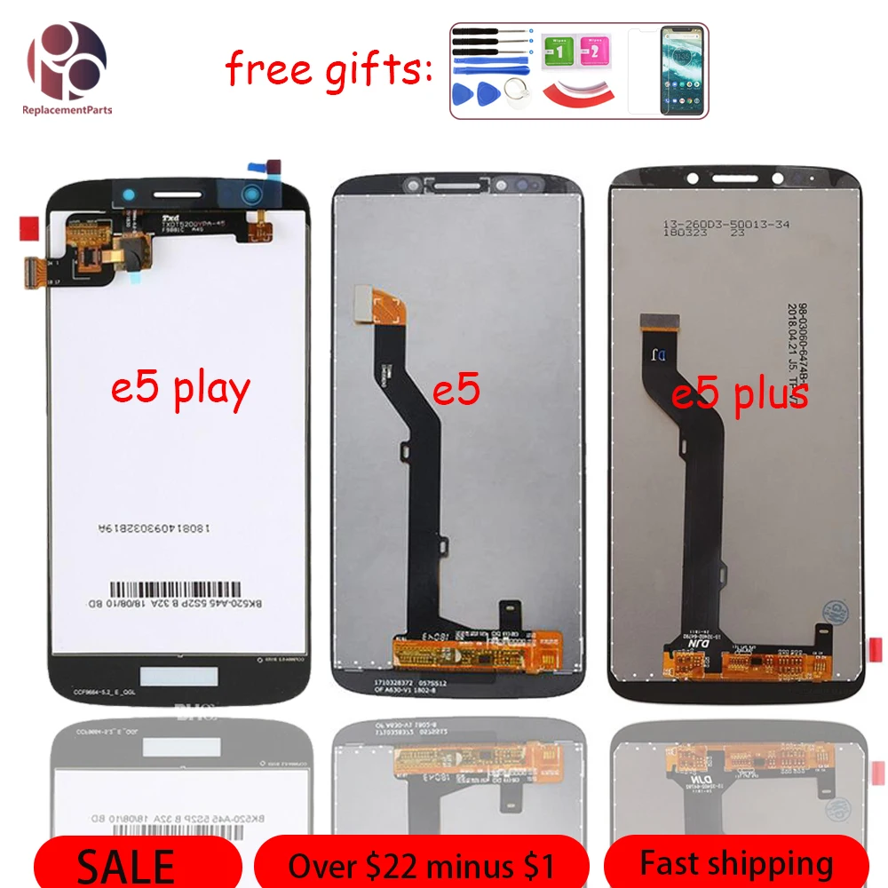 Для Motorola Moto E5 Plus XT1924/E5 XT1944/E5 Play XT1921 ЖК экран дигитайзер сборка запасные части +