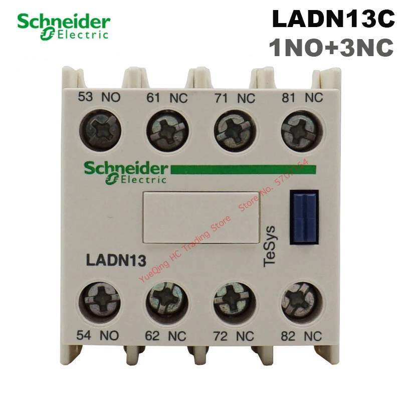 Шнайдер Электрический LADN13C вспомогательный контакт блок LA-DN13C 1NO + 3NC для TeSys D серии