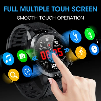 

L12 Smart Watch IP68 Waterproof Smartwatch ECG Blood Pressure Blood Oxygen Bluetooth Music Call 1.54 inch for Men Women VS L7