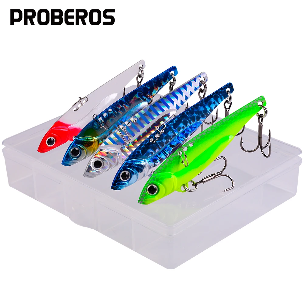 

Приманка рыболовная PROBEROS, металлическая, 7-12-17 г, 5 шт.