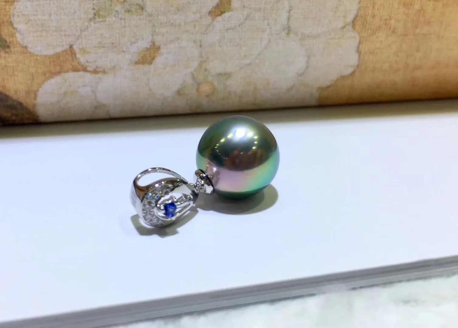PEISENI G18K Fine Jewelry Pearl Pendants Natural Tahitian Pearl jewelry 10-11mm Pendants For Women Wholesale