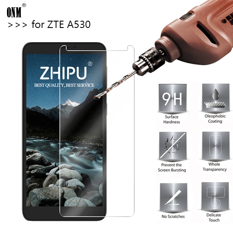 Закаленное стекло для zte Blade A530 защита экрана 2.5D 9H Премиум Защитная стеклянная