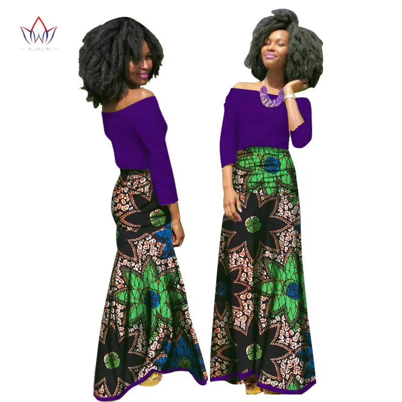5 Новинка года Лето фабрики Vestido 6XL Африка Воск традиционные африканские одежда женщина 2 предмета регулярные юбка хлопковый комплект brw WY1584 - Цвет: 5
