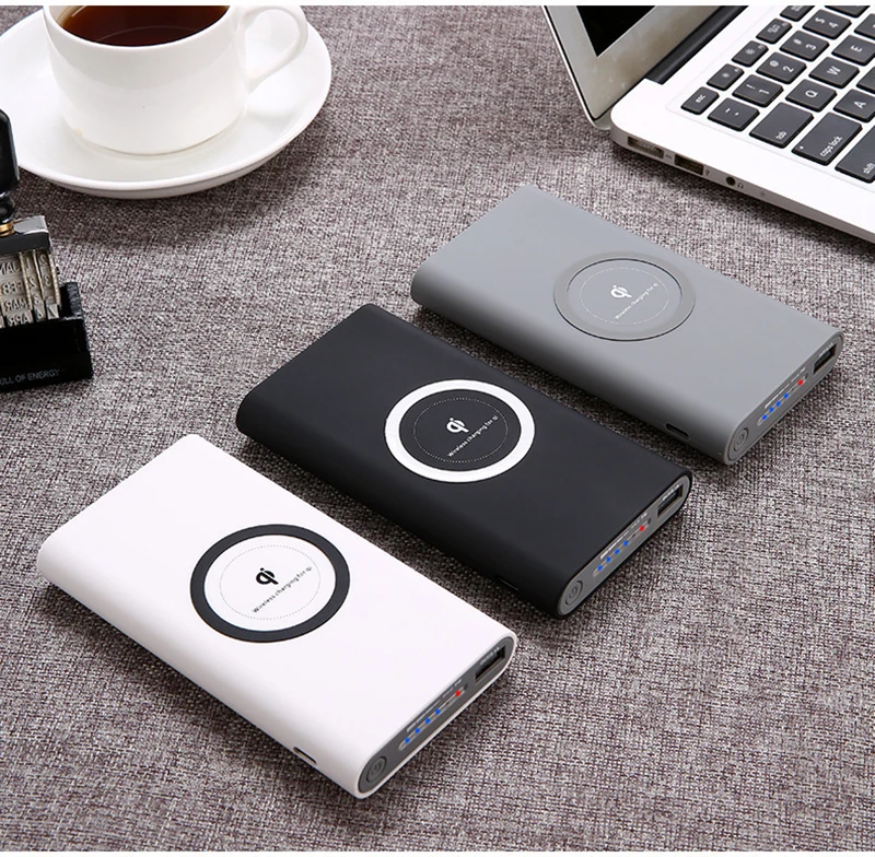 20000mAh Qi Wireless Charger Power Bank Portable External Battery Wirelss Charging Powerbank For Apple Samsung huawei Xiaomi powerbank 40000mah