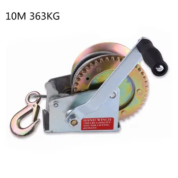 

363kg 10m Boat Truck Auto Hand Manual Galvanized Steel Winch Hand Tool Lifting Sling Lifting Tools Accessories