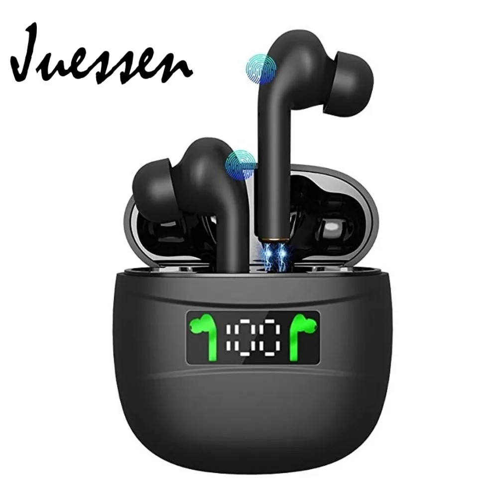 Беспроводные наушники Bluetooth 5,0 IPX7 водонепроницаемые наушники с светодиодный дисплеем зарядный чехол HD стерео Встроенный микрофон спортивные наушники|Наушники и гарнитуры|   | АлиЭкспресс