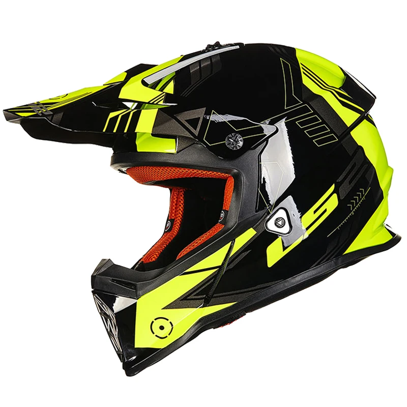 Мотоциклетный внедорожный шлем LS2 MX436 гоночный Кроссовый LS2 шлем DOT ECE анфас ATV Dirt Bike Мотокросс мотоциклетный шлем - Цвет: 8