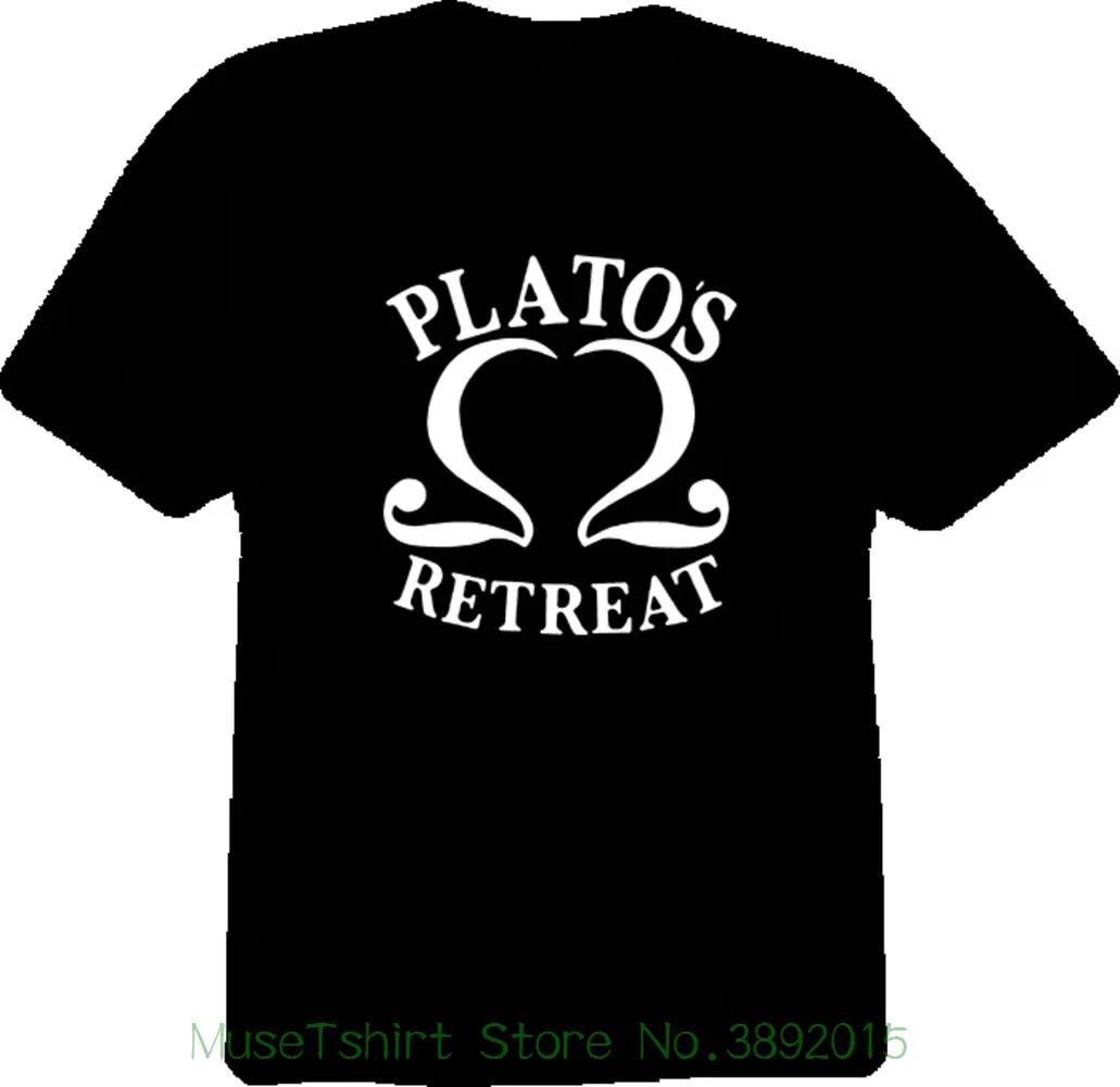 American Swing Platos Retreat T Shirt Short Sleeves Cotton Fashion Free Shipping |