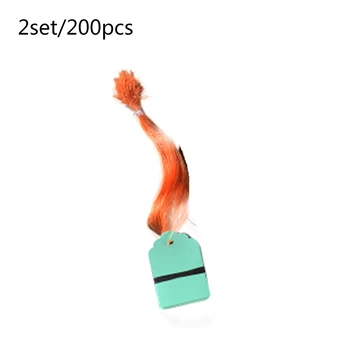 

200PCS Garden Labels Gardening Plant Classification Sorting Sign Tag PVC 3.6x2.5cm/1.41*0.98in "Matte Finish"