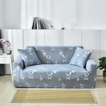 

Stretch Slipcover Sofa Cover for Living Room Couch Cover Elastic Sectional Single/Two/Three/Four Seat L Shape Armchair Covers