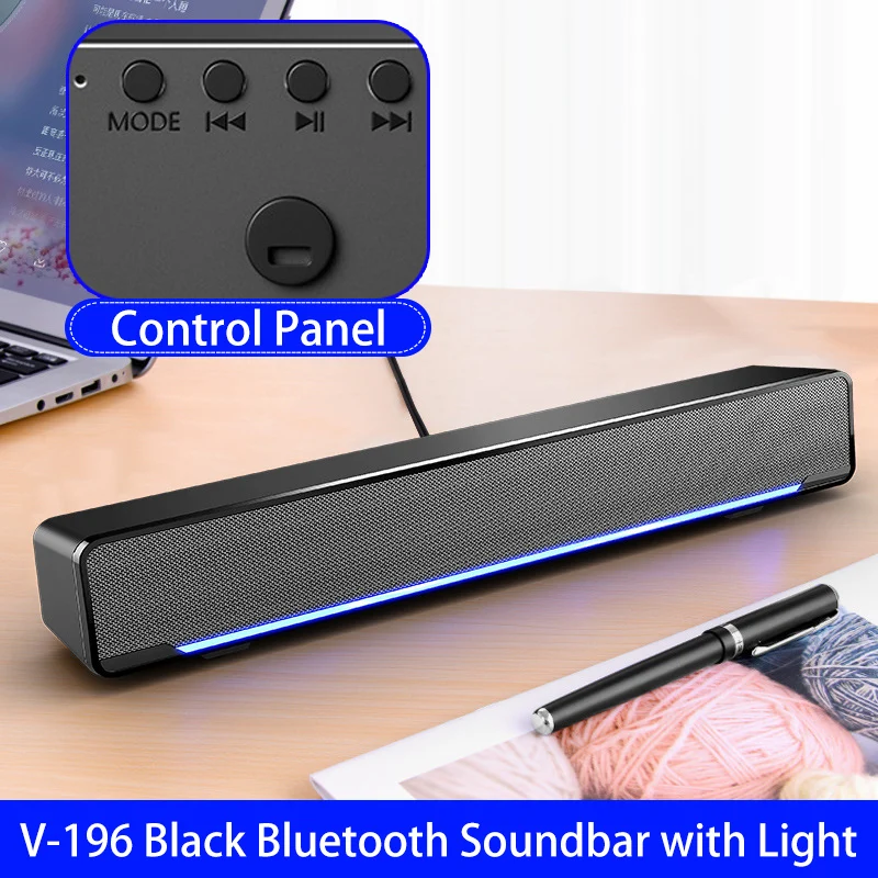 Звуковая панель для домашнего кинотеатра настольная колонка с Bluetooth микрофоном