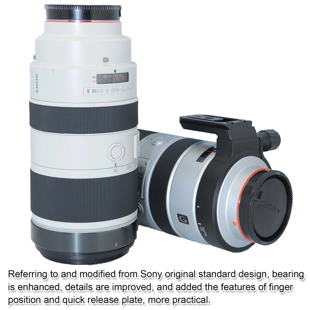 Кольцо для крепления штатива, металлический воротник объектива для sony 70-400 мм f/4-5,6G SSM SAL70400G и sony 70-400 мм f/4-5,6G SSM II SAL70400G2