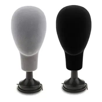 

Plain face model head without expression Base Plate Styro foam Mannequin Head Model Wigs Caps Glasses Display Stand Holder
