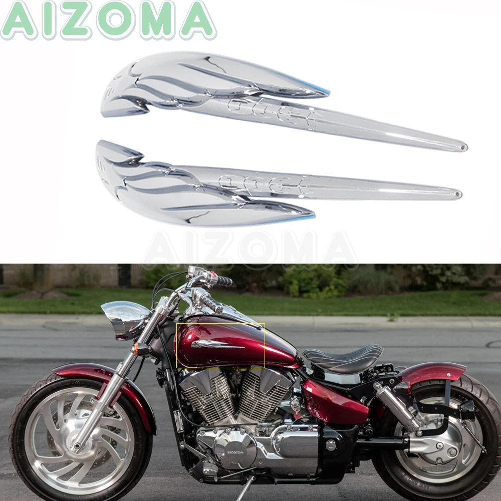 For Honda VTX 1300 Chrome Motorcycle Gas Tank Fairing Sticker Oil Fuel