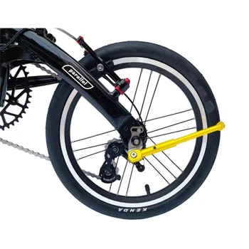 Litepro 14 16 Cal podpórka dla rower składany podpórka podnóżek CNC ze stopu aluminium Parking-stojak na akcesoria rowerowe BMX tanie i dobre opinie CN (pochodzenie) K3 PLUE