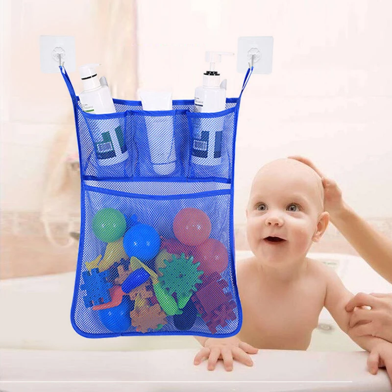 Детская ванна мяч сумка для игрушек Многоуровневая сумка для хранения присосок детские игрушки для ванной Сетчатая Сумка Детские Игрушки для ванны сетка для хранения
