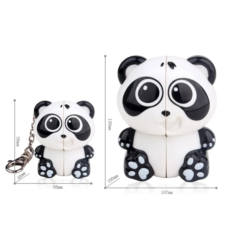 Yuxin panda 2x2x2 слой кубик странной формы Профессиональный Cubo Magico скорость брелок кубики Головоломки Детские развивающие игрушки подарки