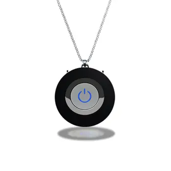 

Personal Air Purifier Necklace USB Portable Air Purifier Wearable Mini Negative Ion Air Freshener No Radiation Low Noise Neutral