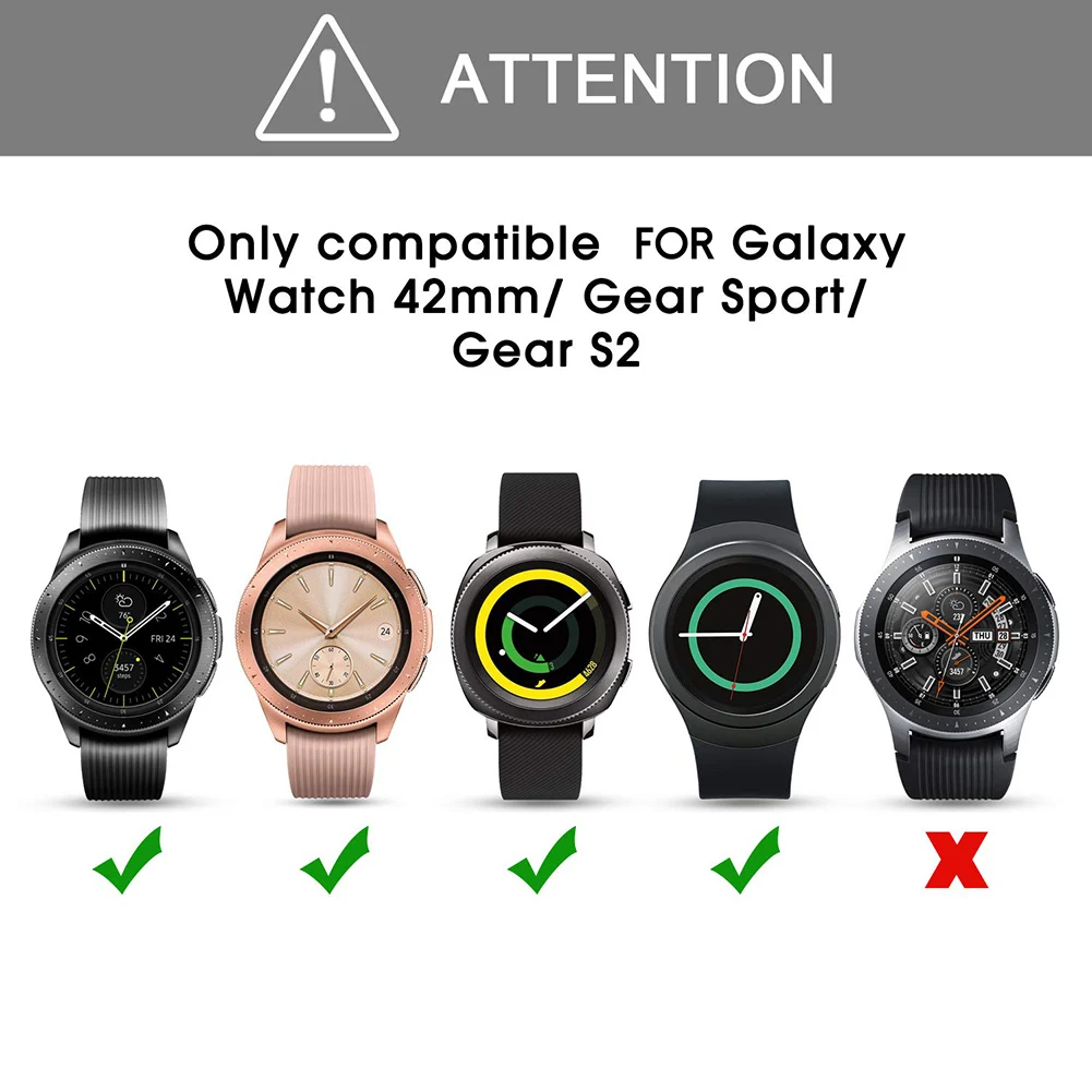 Закаленное стекло для Samsung Galaxy Watch 42/46 мм Gear Sport S2 S3 3 шт. защита экрана защитная