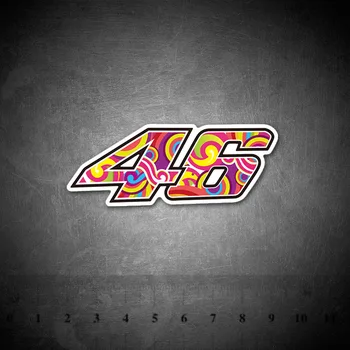 

Rossi 46 Stickers DIY Creative Graffiti Sticker For Skateboard Luggage Laptop Guitar Fridge Doodle Decal Moto Racing