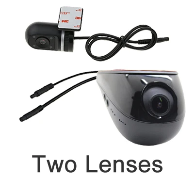 Распродажа SINOSMART Novatek 96658 Универсальный двойной объектив видеорегистратор Wifi DVR для Volkswagen/Mazda/Mitsubishi/hyundai/Kia и т. Д