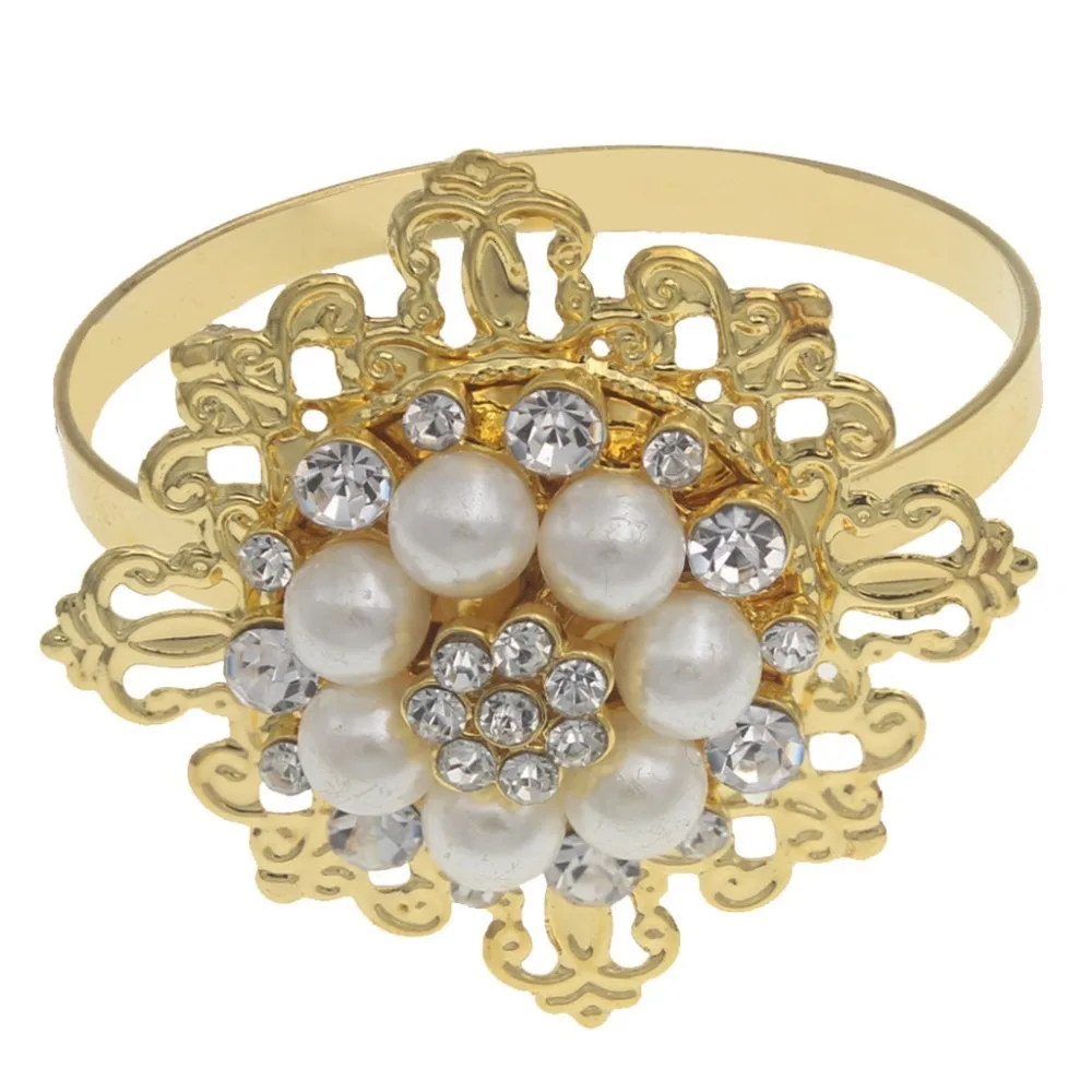 Стразы, кольцо для салфеток, для роскошного стола, свадьбы, серветриген, украшение, золотое, серебряное, металлическое кольцо