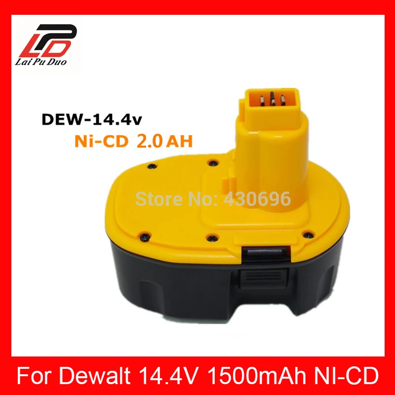 Новый Сменный аккумулятор 14 4 В Ni-CD 2.0Ah для электроинструмента Dewalt DC9091 DE9038 DE9091 DE9092