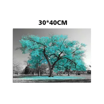 

Fall Landscape Decorative Painting Wall Art Black And White Modern Picture Framed Tree Living Room Artwork Canvas Home Inkjet