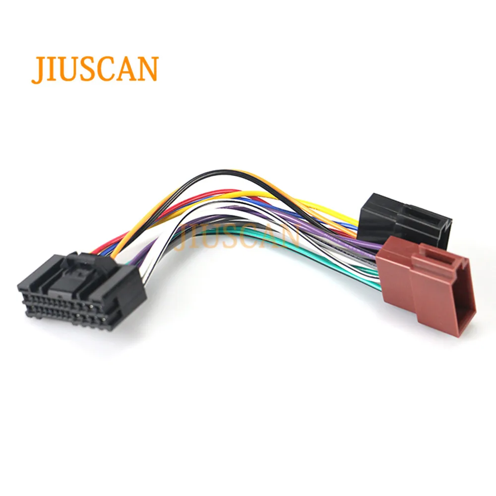 JIUSCAN 12-114 ISO радио адаптер для HYUNDAI для KIA жгута проводов разъем свинцовый ткацкий станок кабель штекер Адаптер стерео