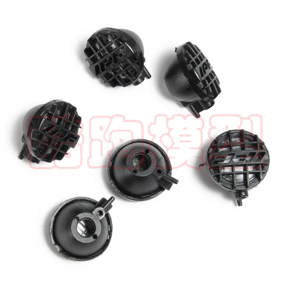 

1/10 Model Climbing Car Wrangler Luggage Rack Lamp Circle Lampshade Lights LED Light Scx10 D90