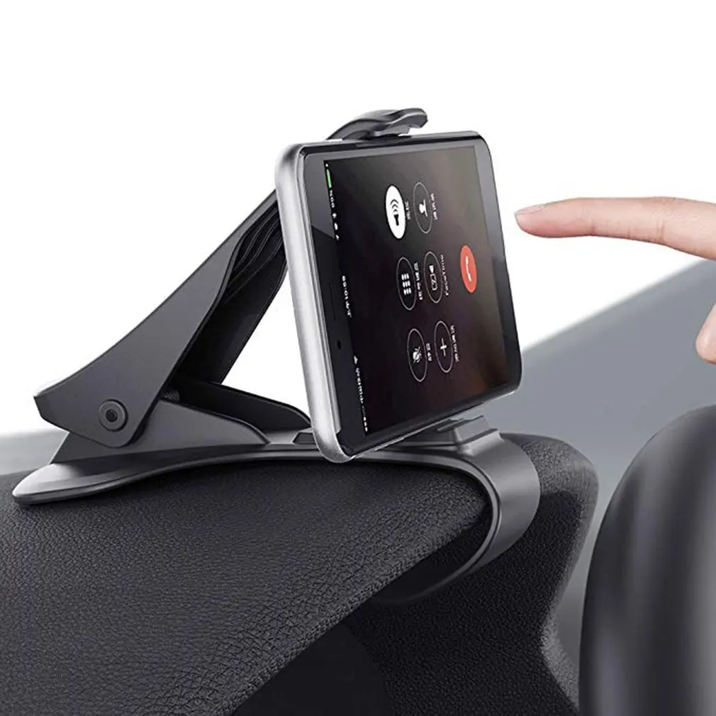

Car Phone Holder Dashboard Mount Universal Cradle Cellphone Clip GPS Bracket Mobile Phone Holder Stand for Phone in Car HUD