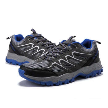 

MILANAO New Classics Style Men Hiking Shoes Lace Up Men Sport Shoes Outdoor Jogging Trekking Sneakers