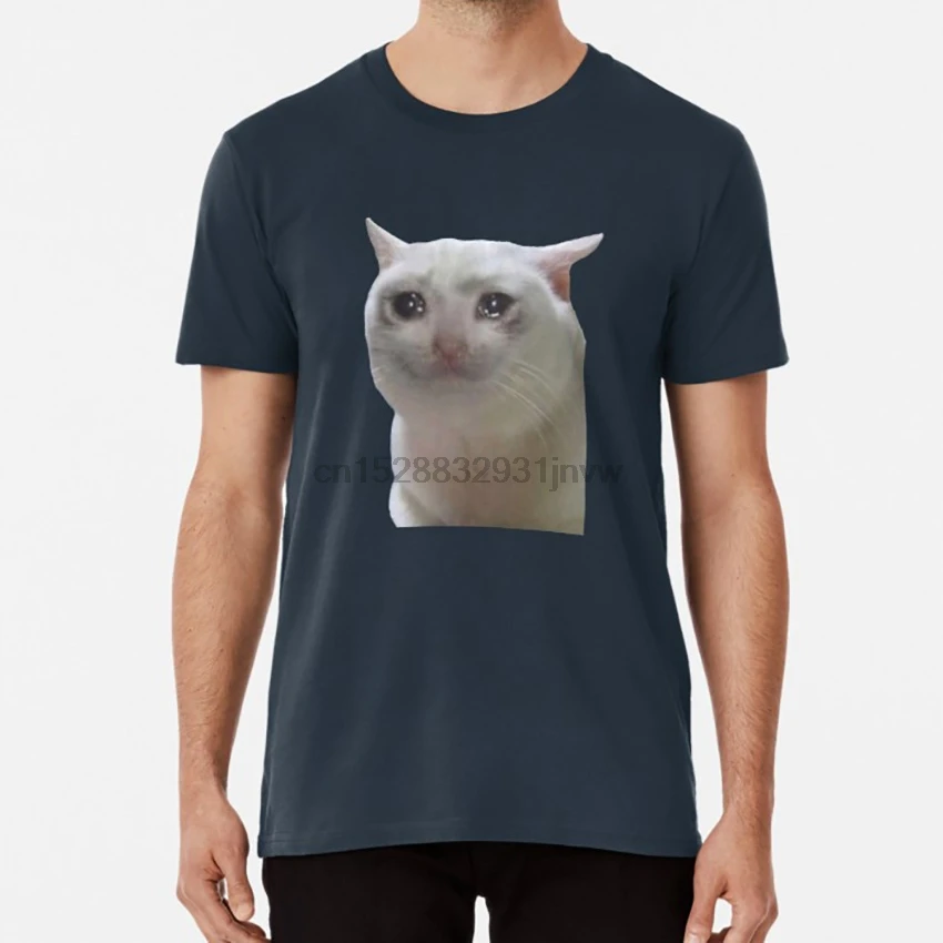 Triste Chat Meme T Shirt Triste Chat Triste Chat Meme Qui Pleure Chat Qui Pleure Meme Memes Meme Chat Drole Chat Drole Memes De Chat Instagram Aliexpress