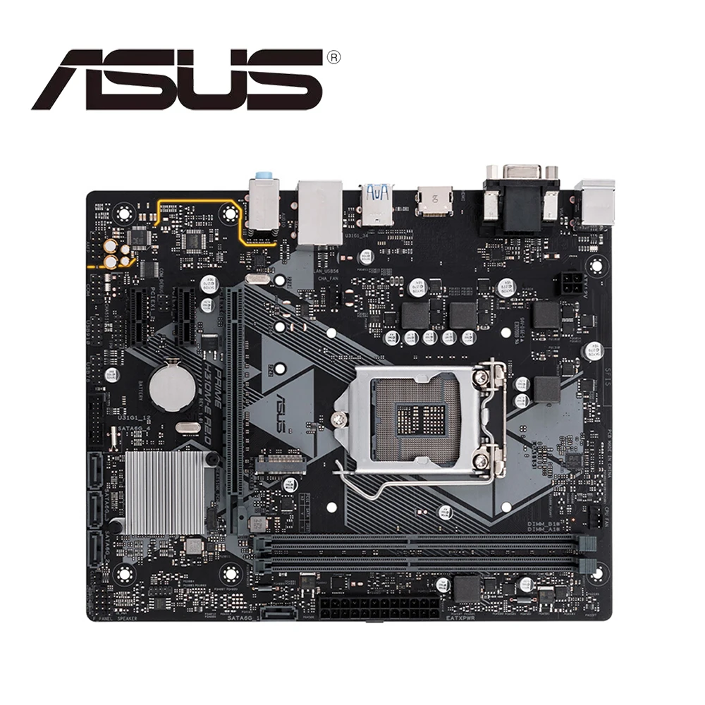 

ASUS PRIME H310M-E Motherboard Desktop R2.0 H310 Chipset Socket LGA 1151 DDR4 DIMM Micro ATX Mainboard USB3.1 PCI-E 3.0