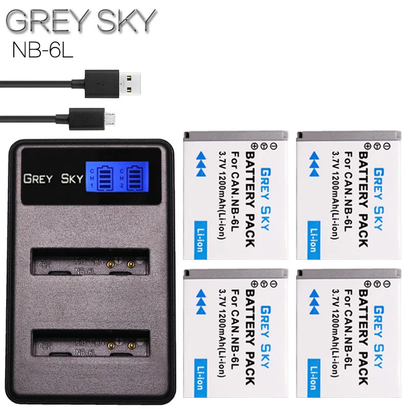 NB-6L NB-6LH NB 6L 6LH NB6L Battery + LCD DUAL Charger for Canon IXUS 85 95 IS SX275 SX280 SX510 PowerShot D10 S90 SD1200 200 |