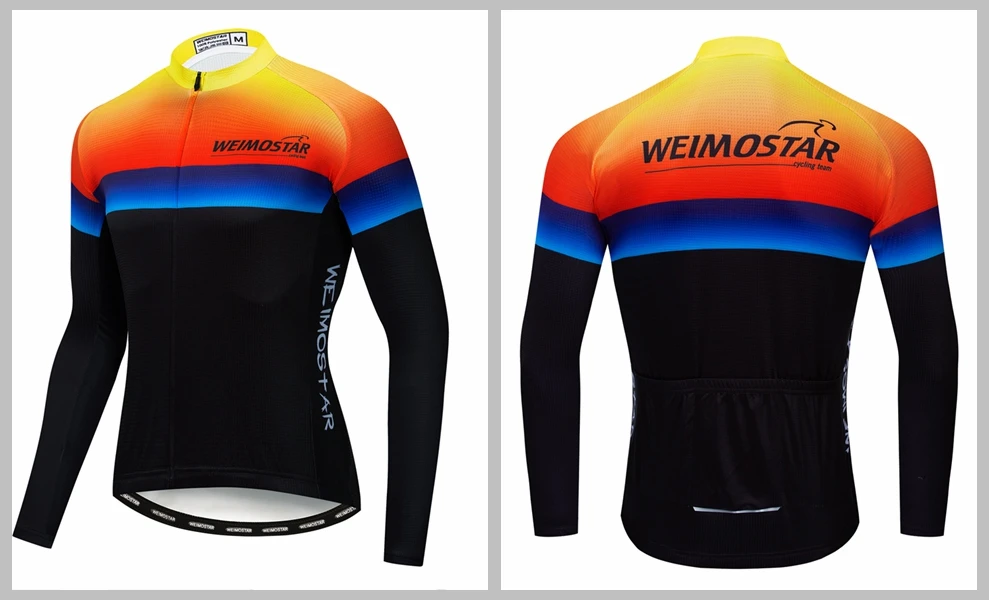 cycling jersey Men Mountain Bike jersey fall MTB Bicycle Shirt long sleeve Road blouse Top Breathable autumn skull black