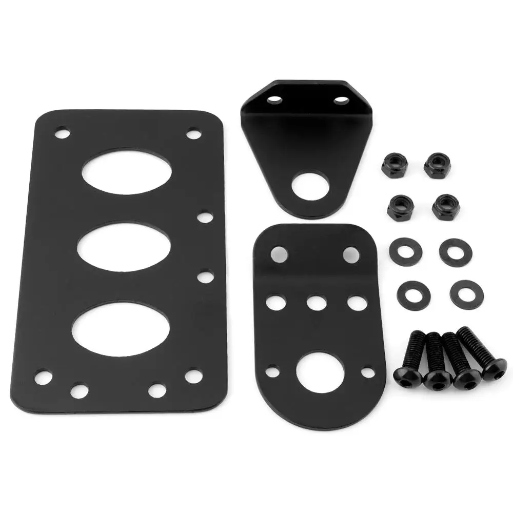 

Motorcycle Retro Side Mount Tail Light Holder License Plate Frame Bracket Motorcycle Accessories Universal