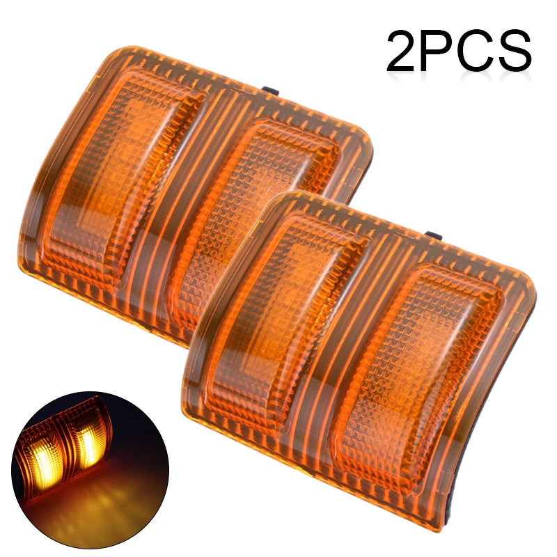 

2pcs 12V Car Side Mirror Marker Turn Signal Light Amber Light Lamp For Ford 2008-15 F250 F350 F450 F550 2008-2015 Car Lighting