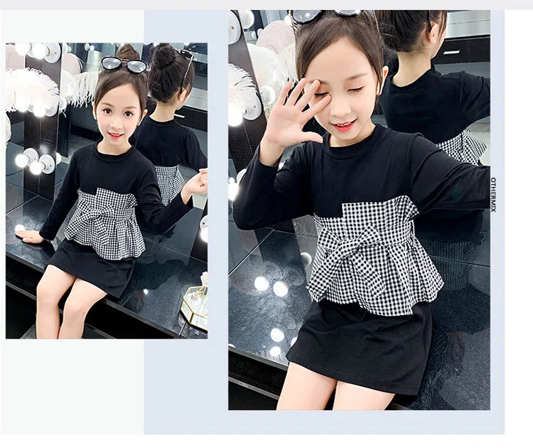 Back To School Clothing 2019 Autumn Big Girl Dress Long Sleeve Princess Teenage Girls Dresses Fashion Baby Kids T Shirts Dresses (9)