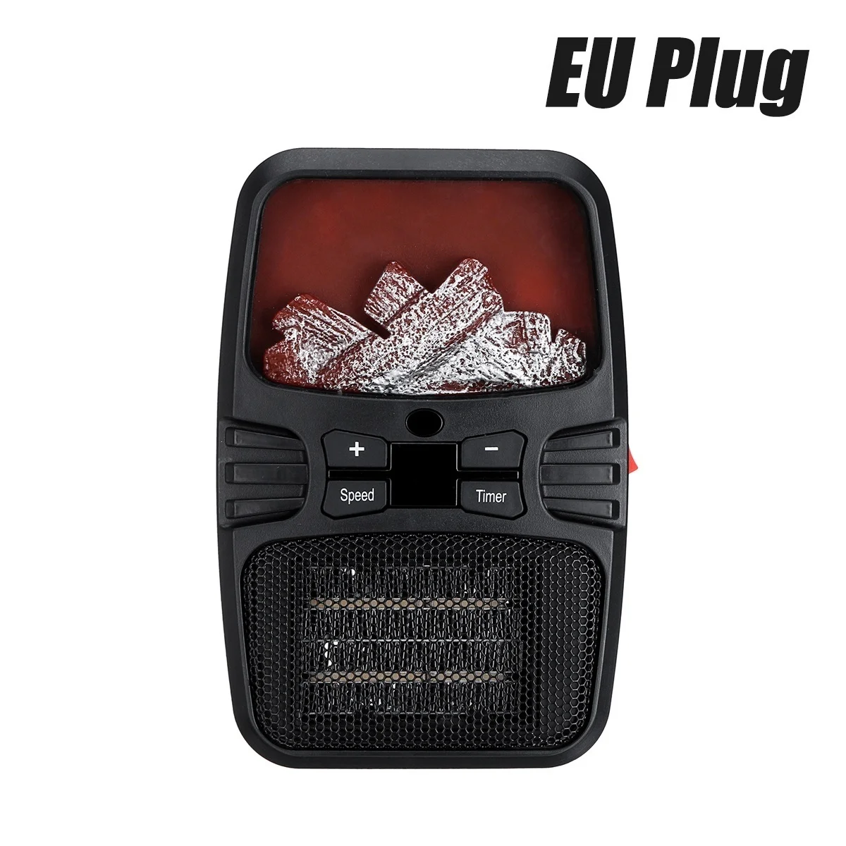 EU PLUG Электрический обогреватель тепловентилятор Настольный Удобный домашний настенный обогреватель офисная плита радиатор теплее машина для зимнего теплого устройства - Цвет: EU PLUG