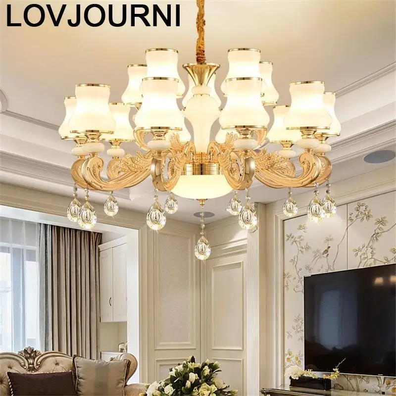 Lampadari Moderni Chandelier Loft Decor Fixtures Deco Maison Lampara Colgante Crystal Light Hanging Lamp Luminaria Hanglamp | Освещение