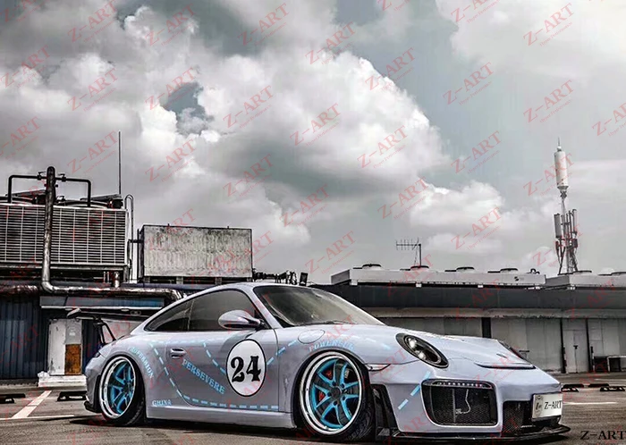 Z-ART 911 GT2 RS переднего бампера для Porsche 911 2005-2008 подтяжки лица переднего бампера для Porsche 997 911 ремонт переднего бампера