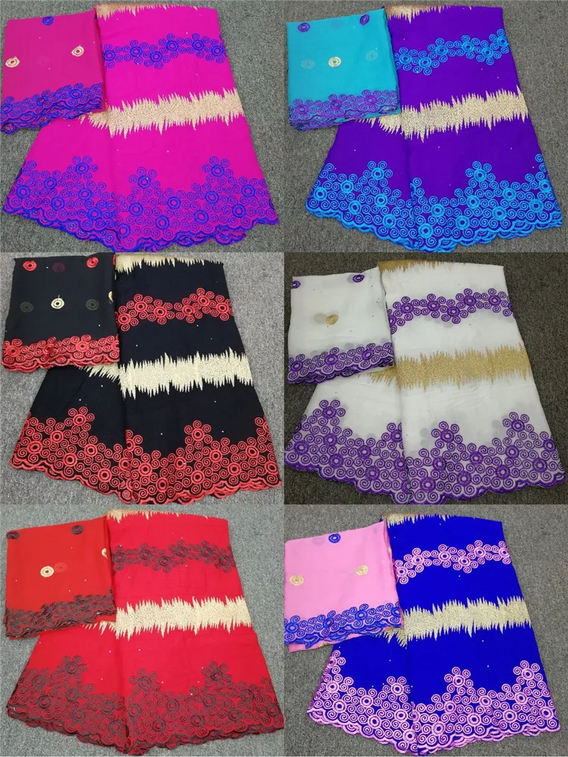 Дубай Африканская Хлопковая ткань кружевная ткань Высококачественная швейцарская вуаль кружева в швейцарской нигерийской кружевной ткани 5+ 2 ярдов/партия